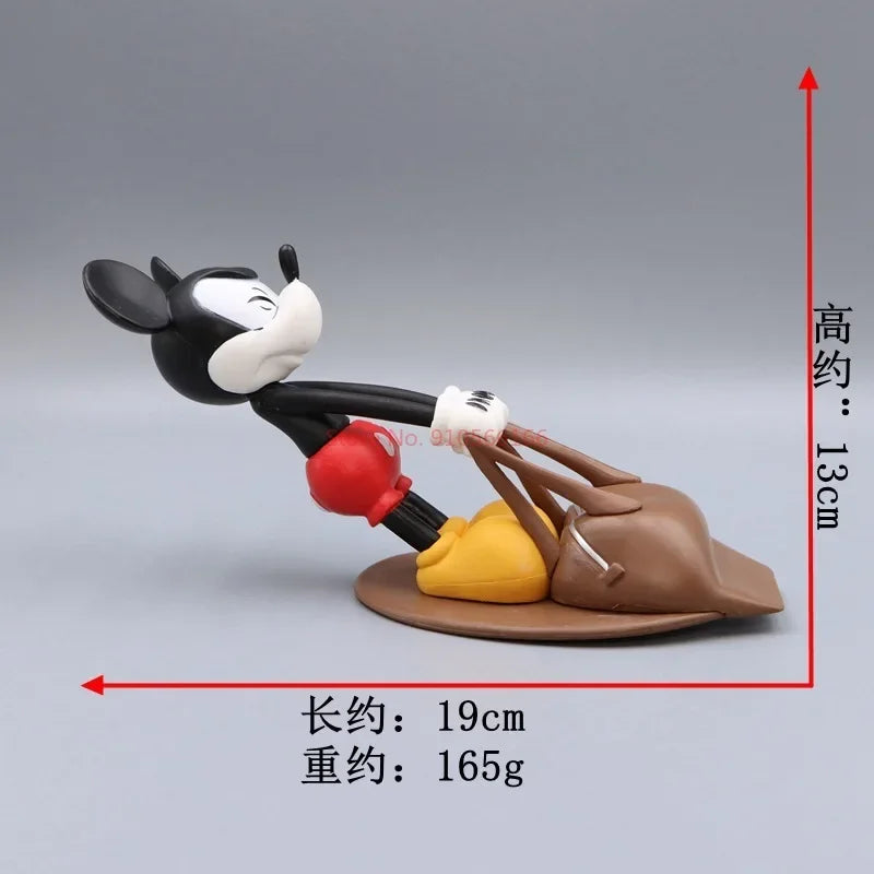 Disney Mickey Mouse & Donald Duck Door Stoppers – Creative Cartoon Windproof Anti-Collision Reusable Door Blockers for Home & Office
