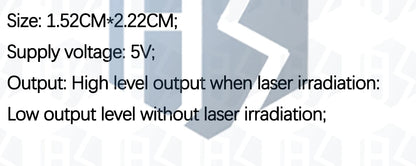 KY-008 650nm Laser Transmitter Module – Laser Sensor Receiver Kit, Non-Modulated Tube Module