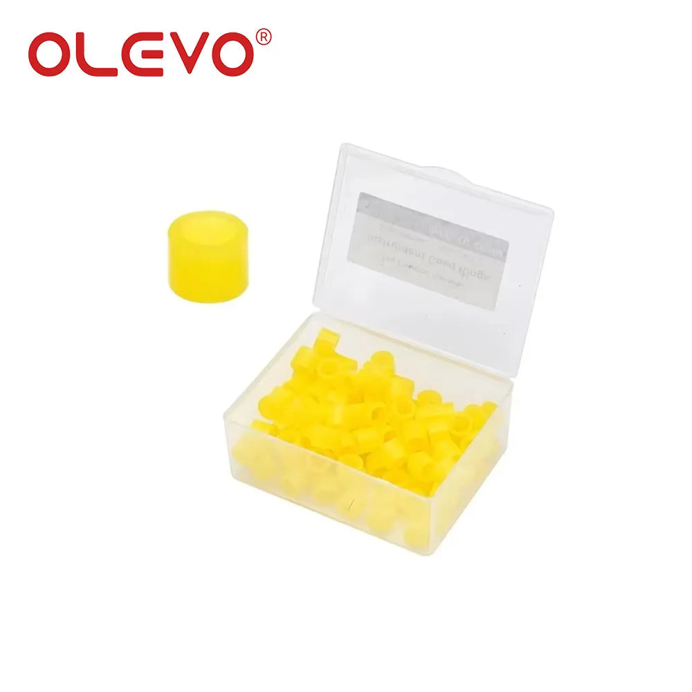 100pcs Dental Silicone Color Code Rings - Autoclavable Instrument Marking Bands for Dentist Surgical Tools Identification