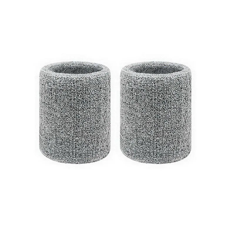 2PCS Sports Wristbands – Tennis & Fitness Sweat Bands for Basketball, Volleyball, Padel with Wrist Guard Cuffs