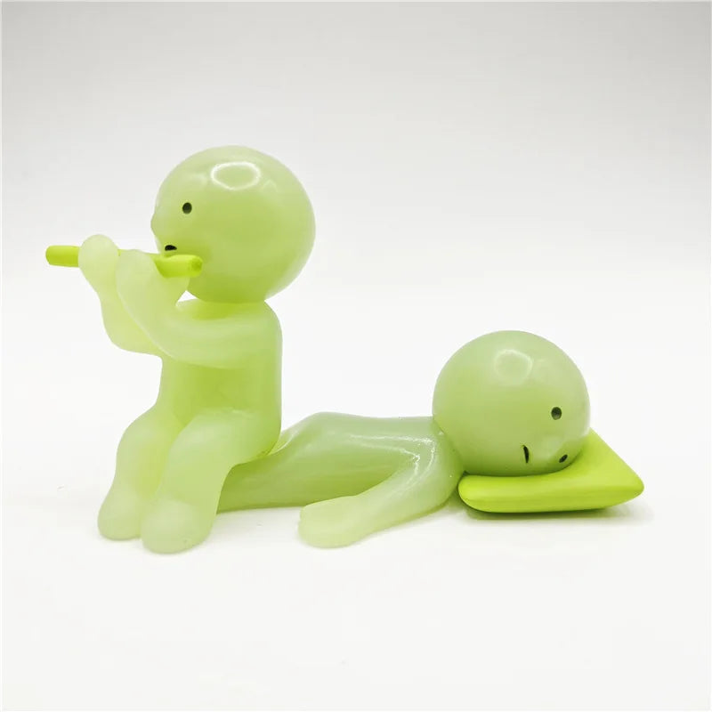 Smiski Living Room Series Glowing Elf Blind Box – Cute Luminous Doll Desk Decoration & Surprise Toy Gift