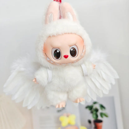 Labubu V1 V2 V3 Doll Clothes — Plush Idol Angel Wings Series Decoration DIY Toy Accessories Gift