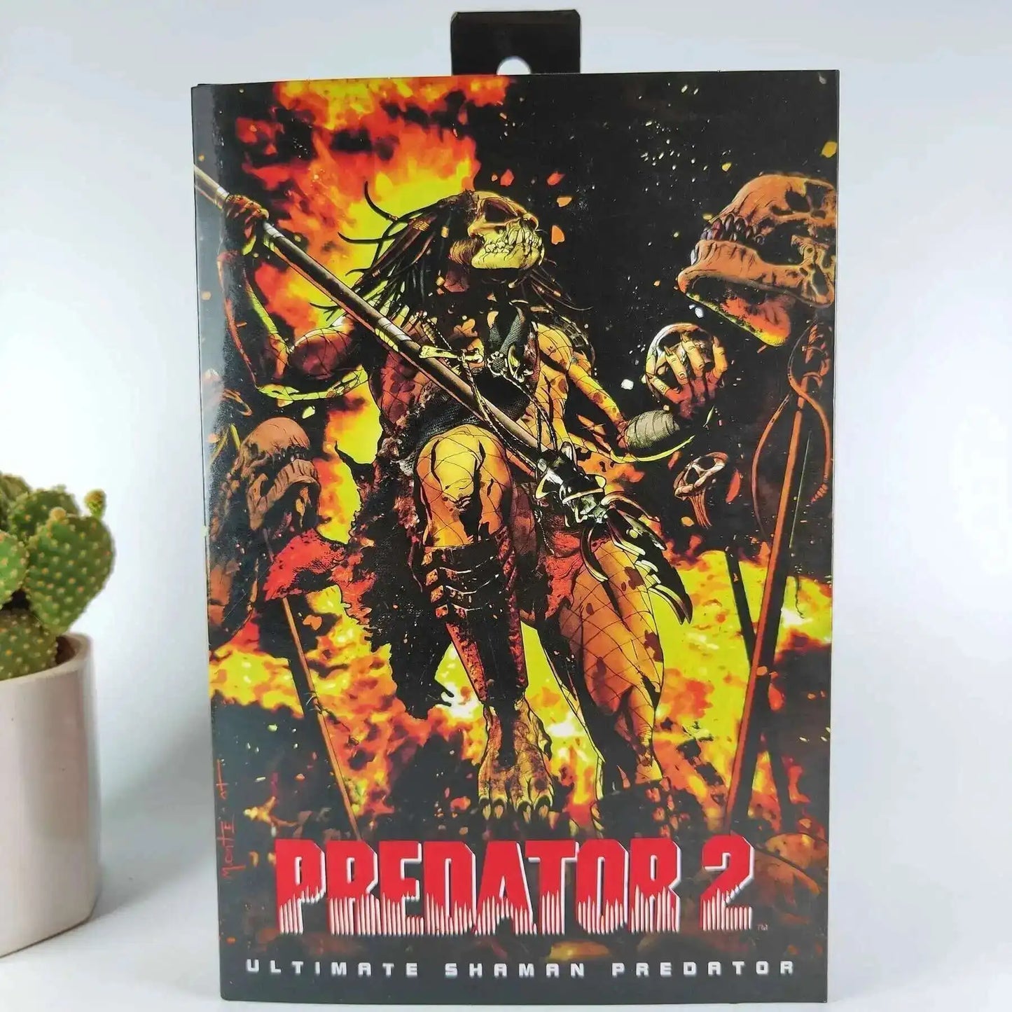 NECA Shaman Ahab Ultimate Scout Warrior Action Figure – Lost Battle Feral Jungle Hunter Predator Collector Toy