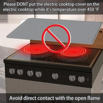 Large Silicone Stove Mat | Multifunctional Induction Stove Top Cover & Kitchen Drain Protector