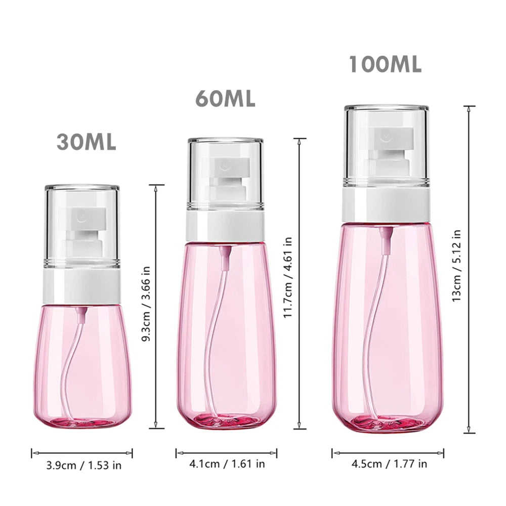 30ml Mini Travel Spray Bottle – Refillable Fine Mist Nozzle for Hair, Face, Water, Alcohol & Plants