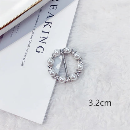 Creative Knot Buckles – Geometric T-Shirt & Scarf Waist Tightening Buttons, Clothing Accessories