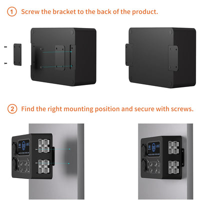 Mini Power Box 12V 100W | LCD Display, LED Lights, USB-C & QC3.0 Ports | Portable Control Hub for RVs, SUVs, Boats