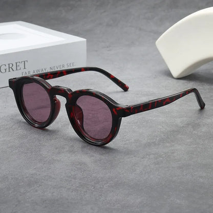 2025 Retro Round Small Frame Sunglasses — High-End UV Resistant Shades for Men & Women, Fashion Trend