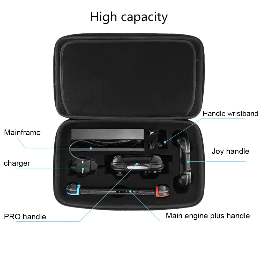 Nintendo Switch OLED Carrying Case — Portable Travel Storage Bag for Switch Game Accessories