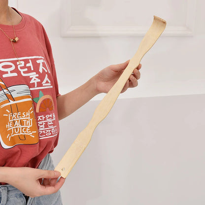 Bamboo Itching & Back Scratching Massage Stick - Home Anti-Itch Device