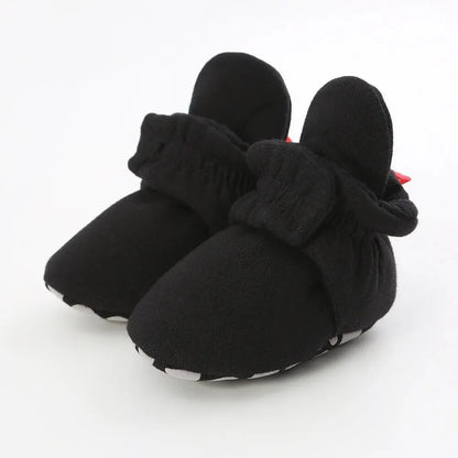 Meckior Baby Socks Shoes – Star Toddler First Walkers Booties, Soft Cotton Anti-Slip Shoes for Boys and Girls