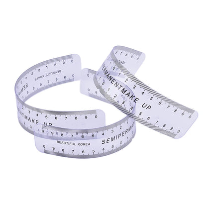 Reusable Eyebrow Mapping Ruler - Microblading Guide Stencil & Precision Makeup Measuring Tool