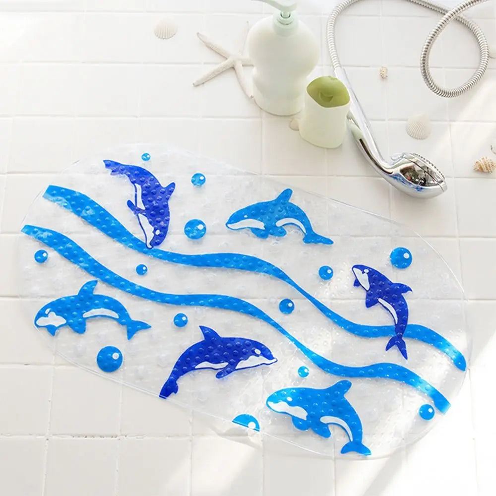 Soft PVC Anti-Slip Bath Mat – Massage Shower Pad for Bathtub & Bathroom Safety Carpet