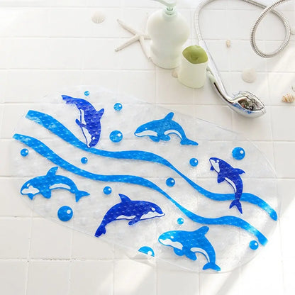 Soft PVC Anti-Slip Bath Mat – Massage Shower Pad for Bathtub & Bathroom Safety Carpet