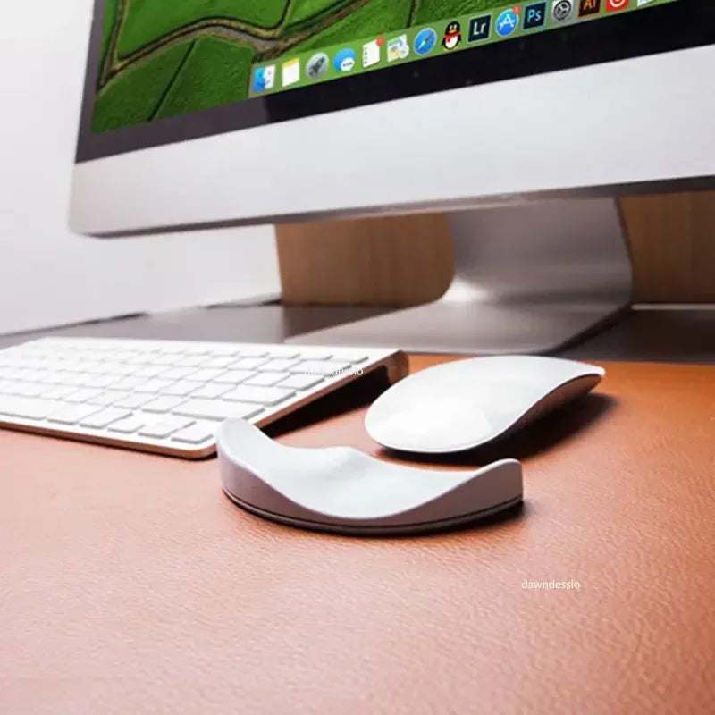 Ergonomic Silicone Gel Mouse Pad with Wrist Support – Non-Slip Wrist Rest Mat for Office & Gaming PC Use