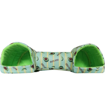 Small Pet Hideaway Tunnel - Cozy Hamster, Gerbil, Guinea Pig, and Ferret Sleeping Cave and Hideout Toy