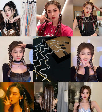 50Pcs Wig Clips Snap Clips - 2.3cm-3.6cm Black & Brown Hair Extension Weft Clips for Wig Styling & Hair Tools