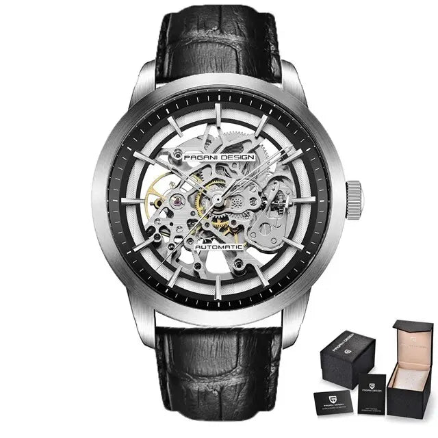 2024 PAGANI DESIGN Men's Luxury Automatic Mechanical Watch – Stainless Steel Waterproof Sports Leather Timepiece