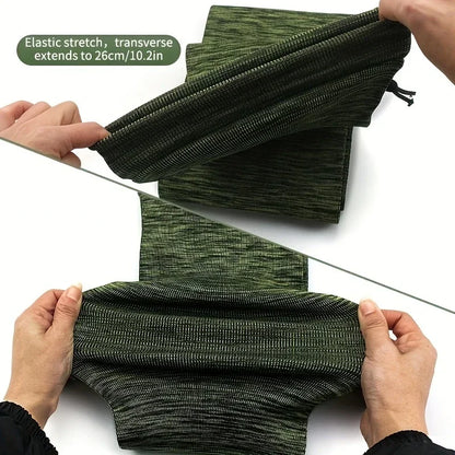 Silicone Treated Rifle Gun Sock Sleeve – Polyester Protective Storage Cover Bag for Hunting Rifles & Fishing Rods