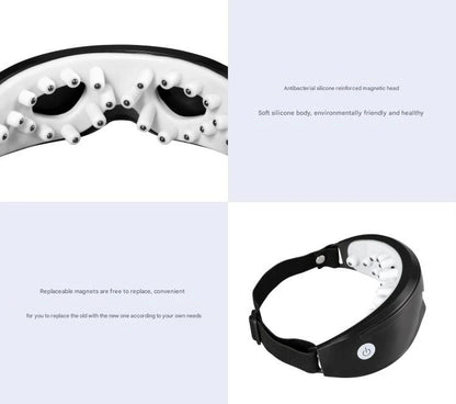 Eye Massager with 9 Modes & Multi-Frequency Vibration – 22-Magnet Therapy for Eye Health