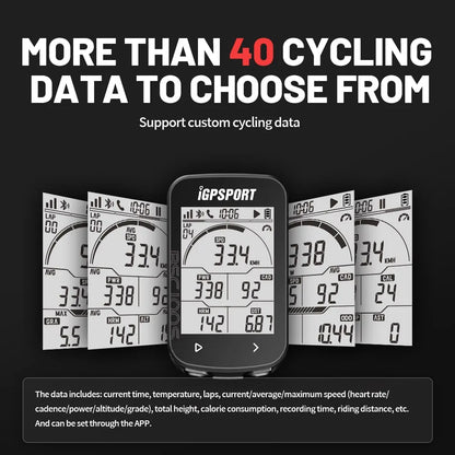 IGPSPORT BSC100S GPS Bike Computer — Wireless Speedometer & Cycling Odometer