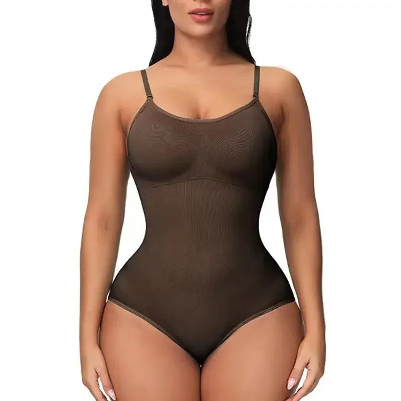Women's Seamless Shaping Bodysuit - Tummy Control, Butt-Lifting Full-Body Shapewear Brief