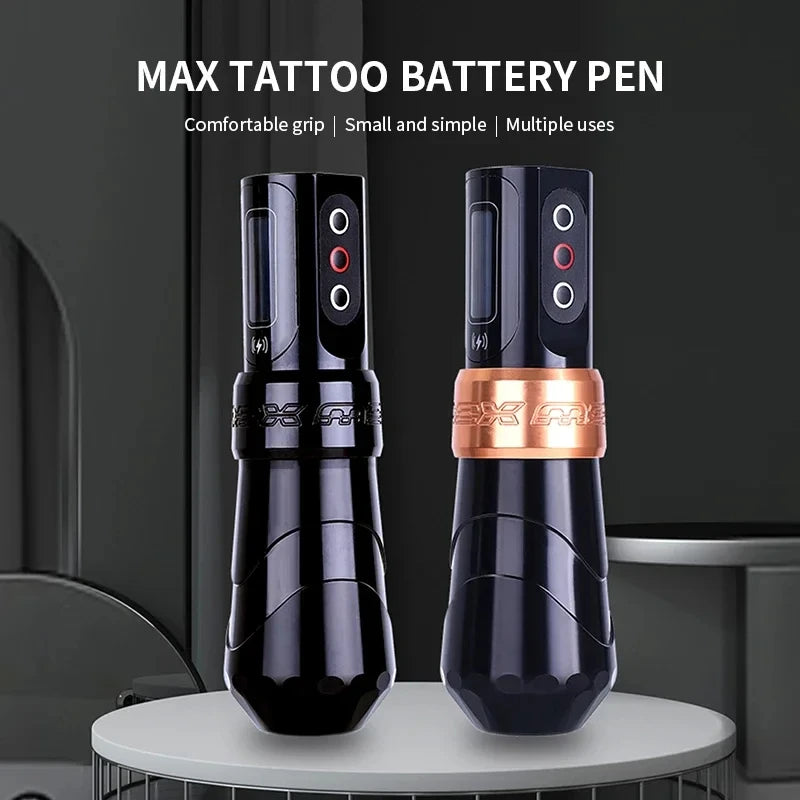 YILONG MAX Tattoo Machine Cartridge Pen – 2400mAh Coreless Motor Lithium Battery Pen Kit for Tattoo Artists