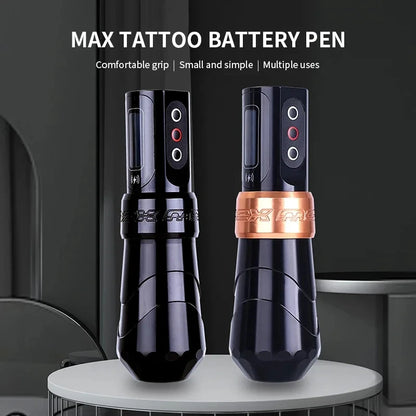 YILONG MAX Tattoo Machine Cartridge Pen – 2400mAh Coreless Motor Lithium Battery Pen Kit for Tattoo Artists