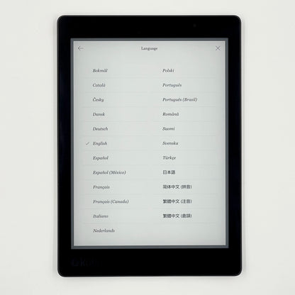 KOBO Aura One 7.8" E-Reader | 300PPI HD Carta E-Ink, IPX8 Waterproof, 8GB WIFI, Two-Color Light