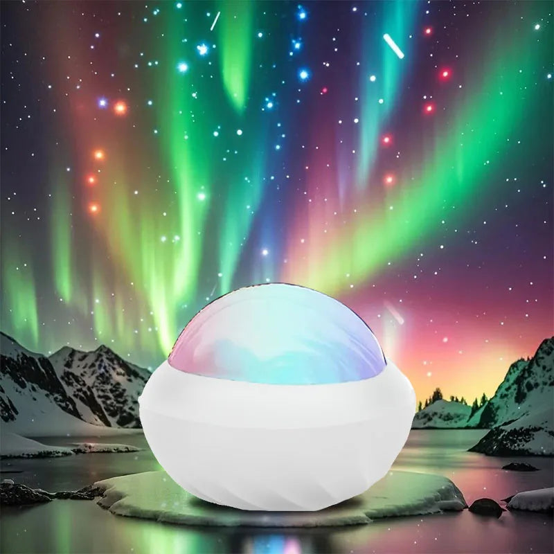 RGB Aurora Night Light Projector - Remote Control Northern Lights Lamp for Home Party Decor