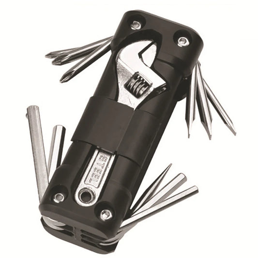 Bicycle Multitool Repair Kit - Versatile Bike Tool Set with Tire Repair Tools, Screwdriver & Chain Accessories for MTB and Road Bikes