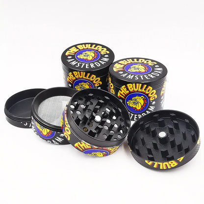 50mm Metal Dog Herb Grinder — 4-Layer Manual Spice, Pepper & Tobacco Mill for Smoking Accessories