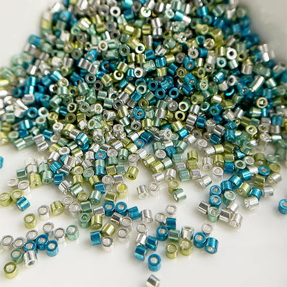 Oil Painting Color Glass Seed Beads - 11/0 Loose Spacer Beads for DIY Jewelry Making, Sewing & Craft Accessories
