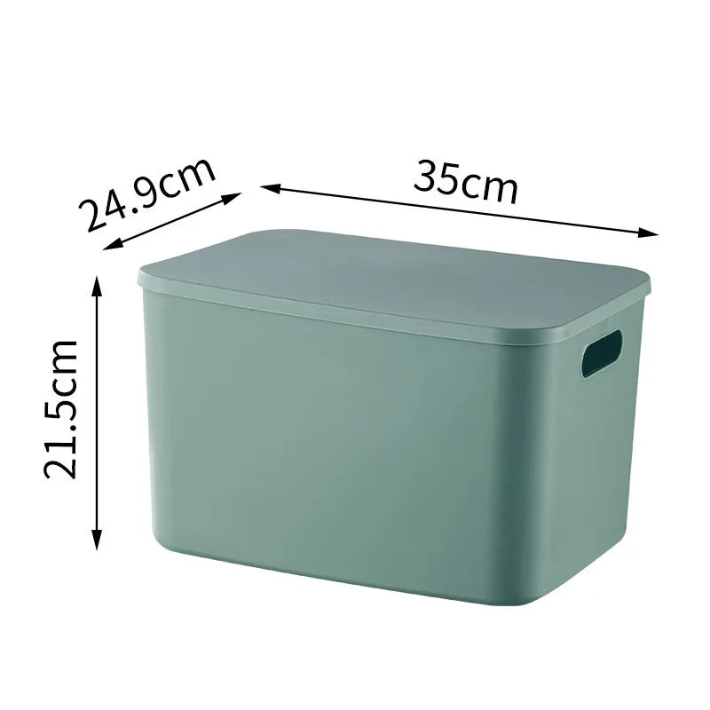 Plastic Storage Box Organizer – Stackable Colorful Baskets for Jewelry, Lipstick, Toys, Underwear & Desktop Snacks