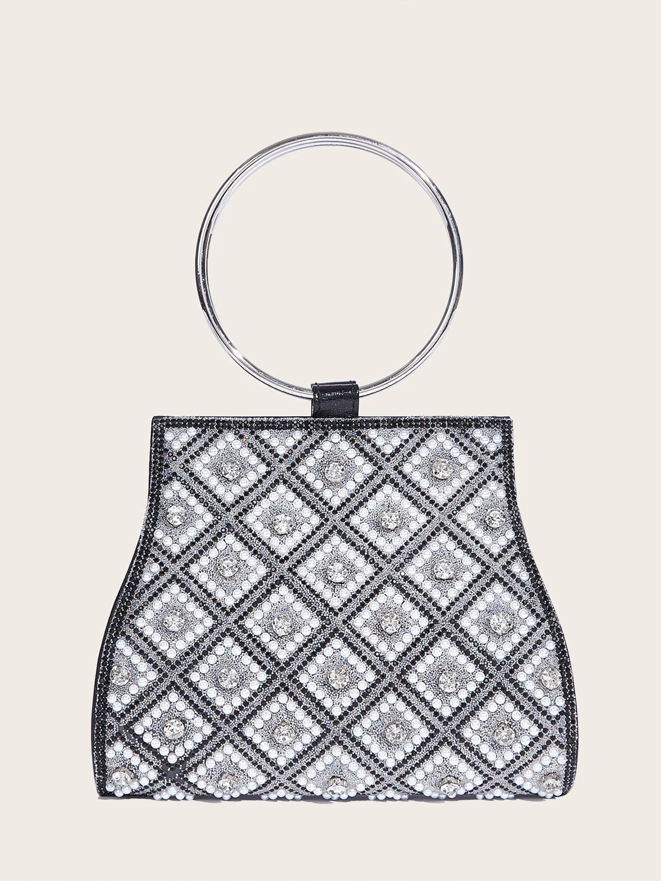 Women’s Rhinestone Diamond Evening Bag – Bridal Clutch Purse for Party, Wedding & Special Occasions