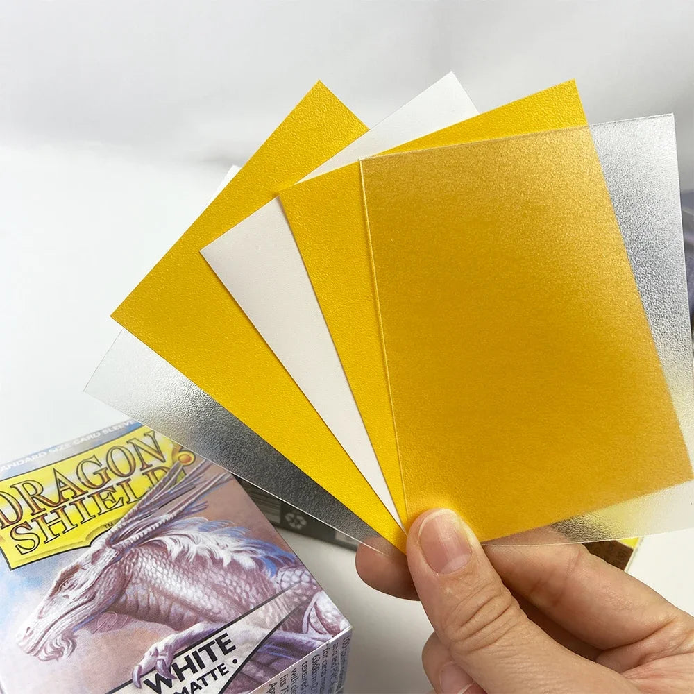 100-Pack 66×91mm Matte Card Sleeves - Trading Card Protectors for PTCG & Collectible Cards