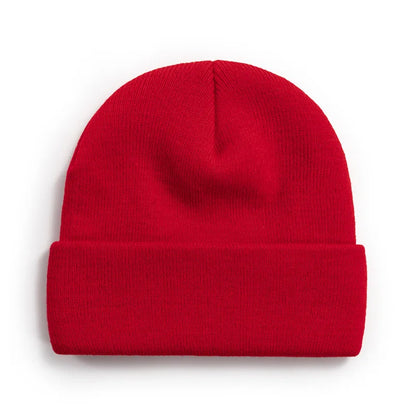 Winter Knit Beanie Hat - Warm Stretch Skull Cap for Boys Girls Adults in Black White Blue Pink & More Colors