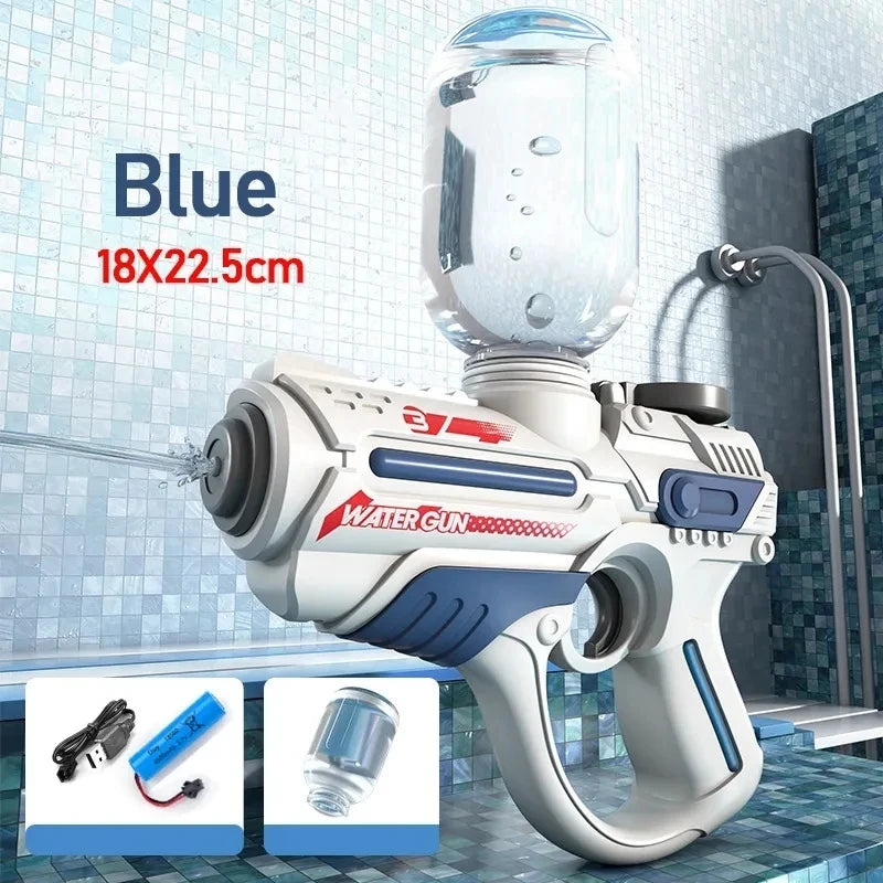 Summer Hot-Selling Electric Water Gun – Space Sci-Fi Design Water Toy for Kids, Fun Water Bat for Outdoor Play