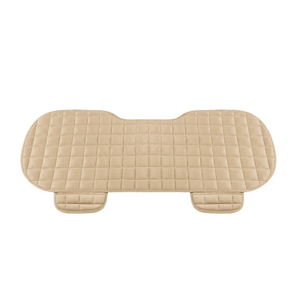 Universal Winter Car Seat Cover Set – Front & Rear Flocking Cloth Anti-Slip Warm Cushion Mat for Car, SUV, Van & Truck Interior Protection