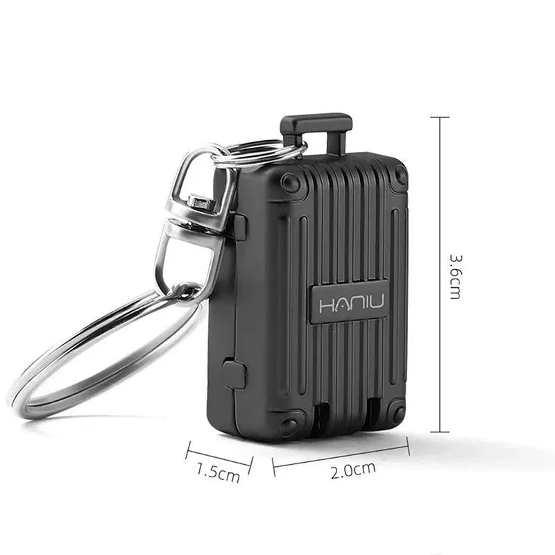 Exquisite Foldable Nail Clippers Keychain – Stainless Steel Fingernail & Toenail Manicure Trimmer