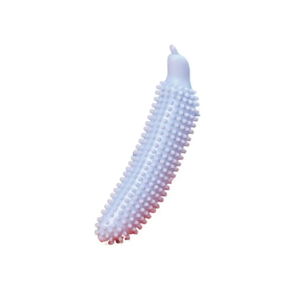Cucumber-Shaped Dog Chew Toy - Bite-Resistant TPE Molar Stick for Teeth Cleaning & Grinding