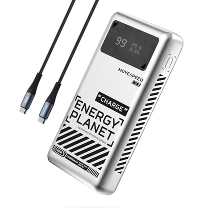 MOVESPEED M25Pro 140W Power Bank – 25000mAh Portable External Battery with Type C Fast Charge for iPhone, MacBook & Laptop