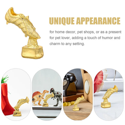 Mini Soccer Trophy Figurine – Alloy Football Boot and Trophy Cup Award for Sports Competitions and Soccer Gifts