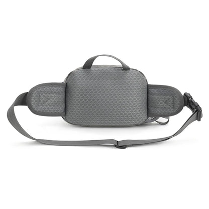Running Belt Fanny Pack with Bottle Holder – Nylon Waist Sling Phone Pouch for Jogging, Hiking & Hydration