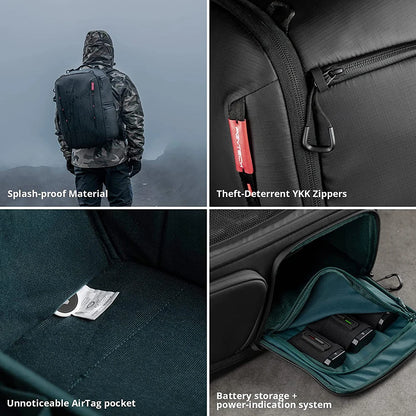 PGYTECH OneMo 2 Camera Backpack – Waterproof Shoulder Bag for Canon, Fuji Cameras & 16" Laptop