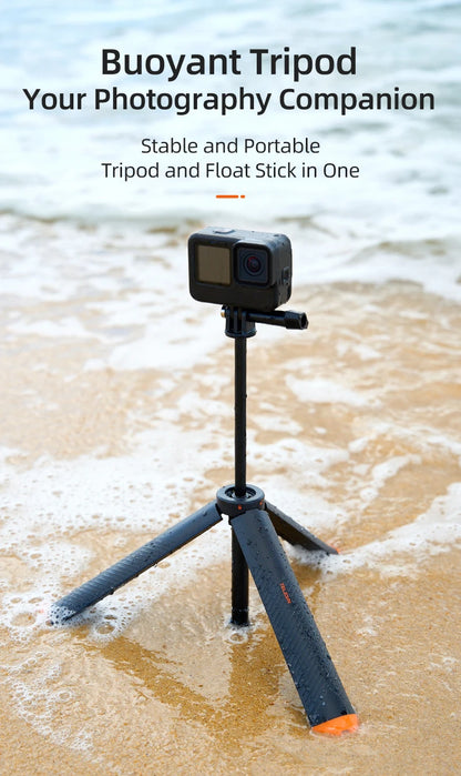 Telesin Underwater Buoyancy Diving Selfie Stick Tripod for GoPro, Insta360, DJI OSMO Action Cameras