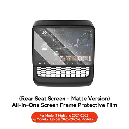 Tesla Model 3/Y Rear Center Console Vent Cover - Dust-Proof Car Interior Accessory
