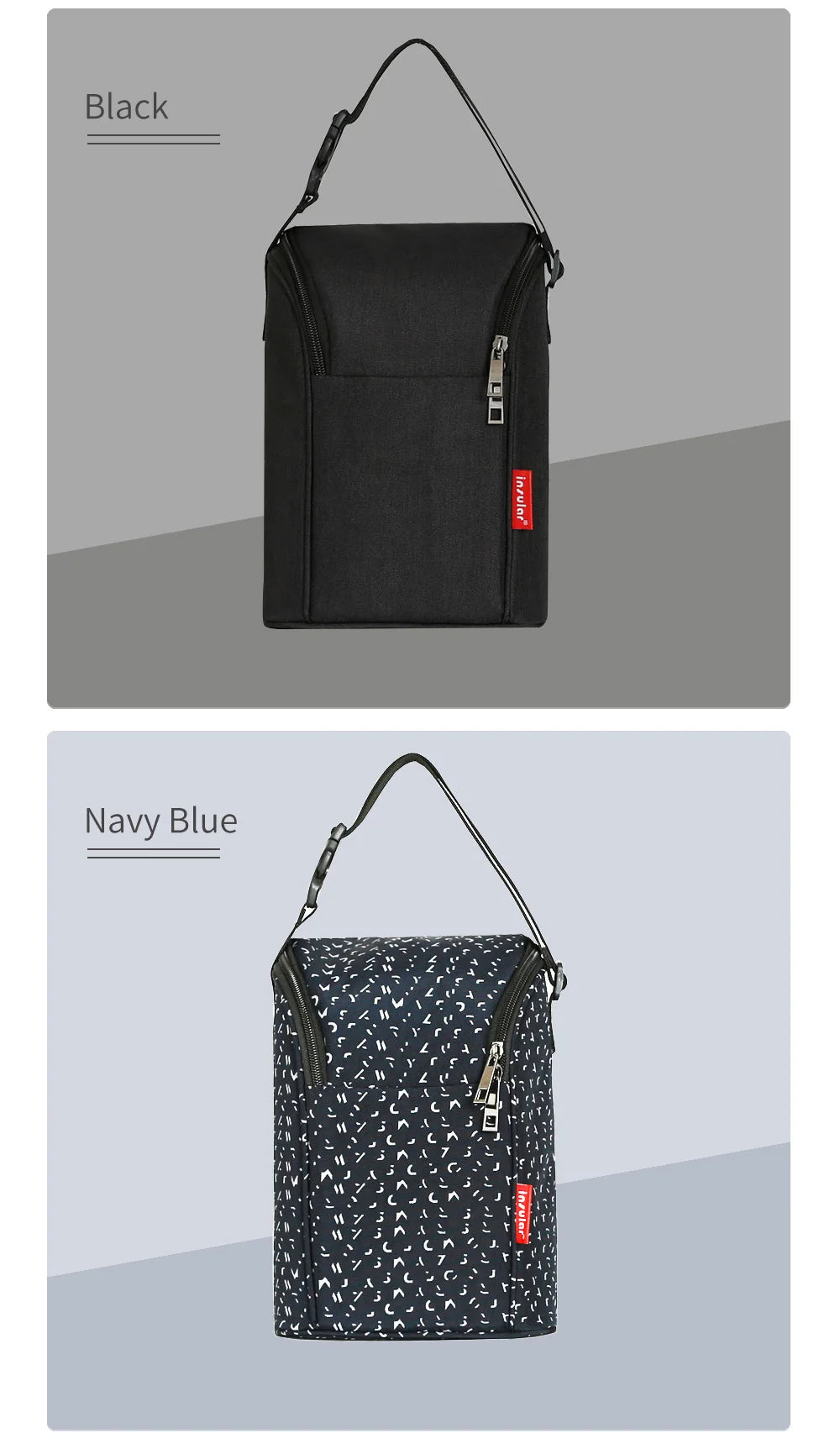 Portable Breastfeeding Bottle Bag – Leak-Proof Insulated Lunch Bag with Stroller Hanging Design for Breast Milk Cooler