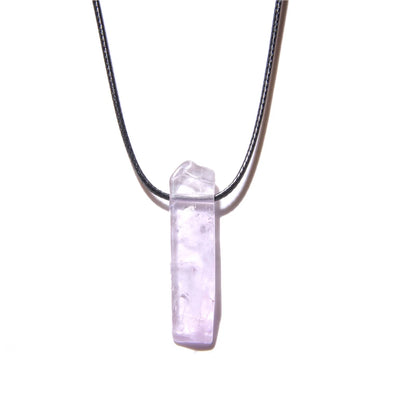 Men's Vintage Rectangle Obsidian Pendant Necklace – Natural Tiger Eye & Labradorite Gem, Leather Rope Braid Healing Jewelry