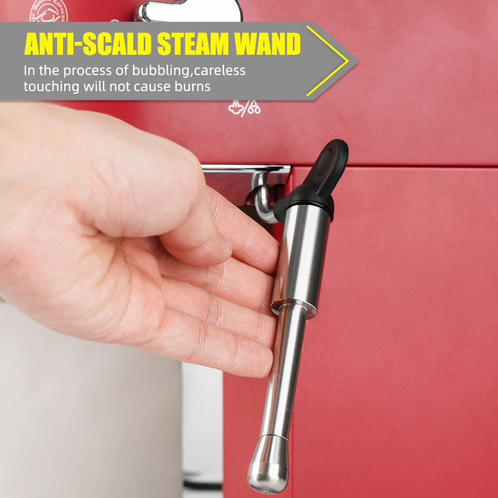 Coffee Maker Steam Wand Nozzle — Stainless Steel Multi-Hole Milk Foam Tip, Compatible with Delonghi EC685